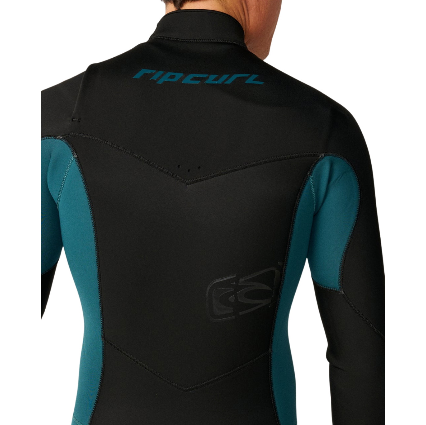 2026 Rip Curl Heren Dawn Patrol 4/3mm Borst Ritssluiting Wetsuit 16QMFS - Green
